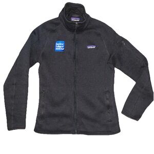 Patagonia Women's S Better Sweater Fleece Black Full Zip Baylor College Medicine